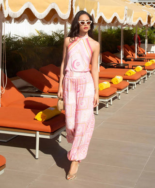 HOMIÉS Marbella BANDANA WOMAN PANTS PINK