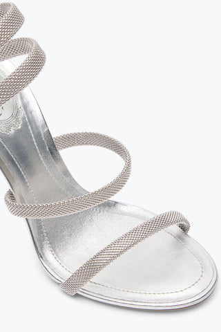 RENE CAOVILLA Trigold Cleo Silver Sandal 105