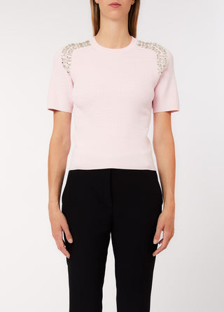LIU JO crystal-embellishment T-shirt