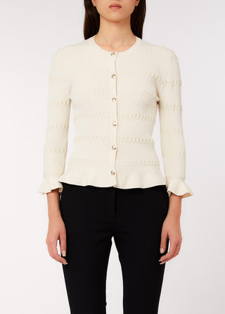 LIU JO round-neck button-down cardigan