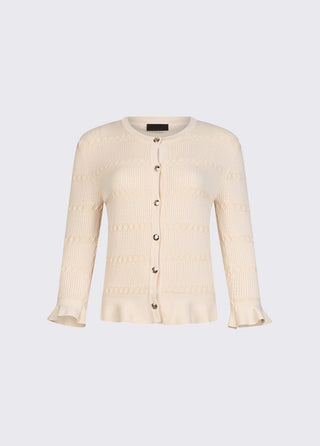 LIU JO round-neck button-down cardigan