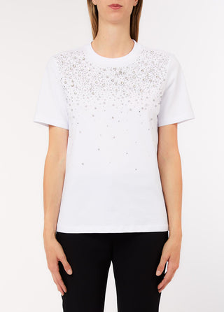 LIU JO T-shirt with precious stones