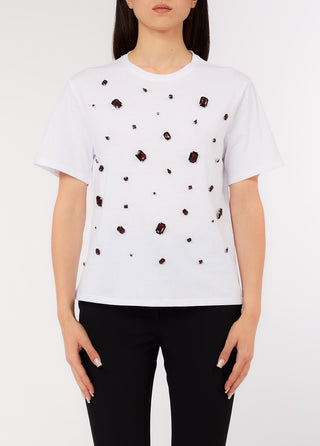 LIU JO T-SHIRT RICAMATA