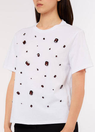 LIU JO T-SHIRT RICAMATA