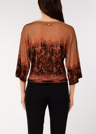 LIU JO  printed crew-neck top