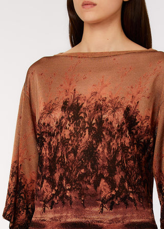 LIU JO  printed crew-neck top
