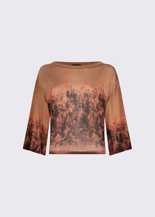 LIU JO  printed crew-neck top