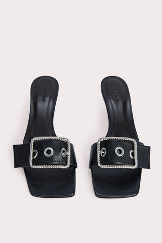 BY FAR  Shoes Davina Black Nappa Leather