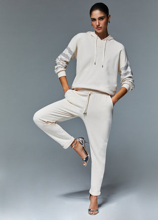 LIU JO Hooded sweatshirt with appliqués