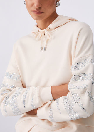 LIU JO Hooded sweatshirt with appliqués