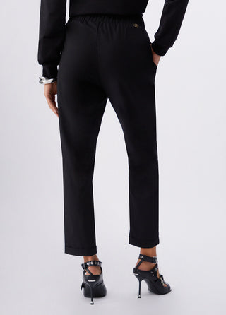 LIU JO Slim-fit trousers with turn-ups