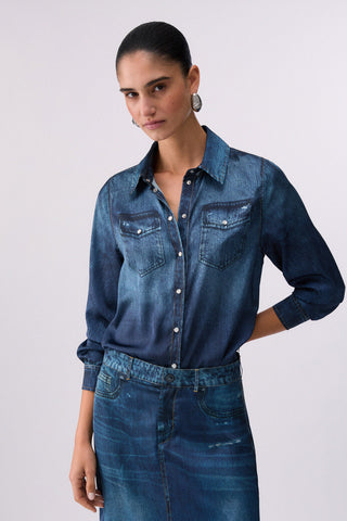 LIU JO Digital-print shirt
