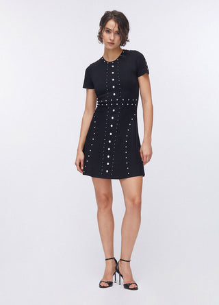 LIU JO Knit dress with studs