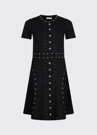 LIU JO Knit dress with studs