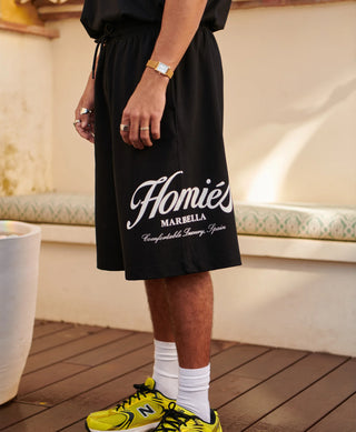 HOMIÉS MARBELLA ESSENTIALS SHORTS BLACK