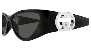 Gucci GG1824S-001 55 Sunglass WOMAN INJECTION