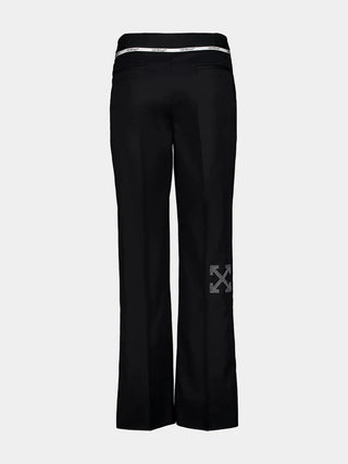 OFF WHITE STITCH ARROW WO MINI FLARE