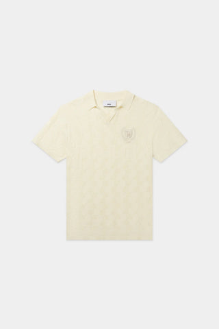 balr GOTL Knit Football Jersey Light Beige