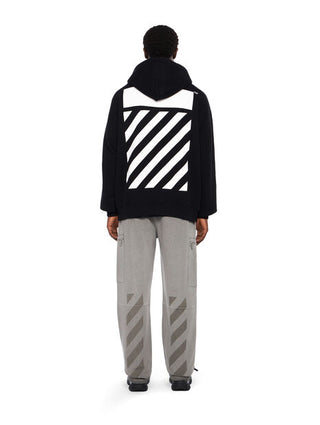 OFF WHITE Flannel Diagonal Skate Hoodie