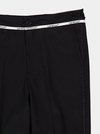 OFF WHITE STITCH ARROW WO MINI FLARE