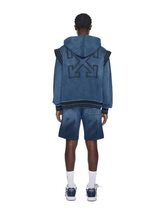 OFF WHITE Arrow Fleece Varsity Hoodie