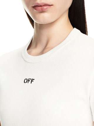 OFF WHITE OFF STAMP RIB BASIC TEE
