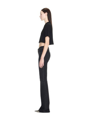 OFF WHITE OFF STAMP RIB CROPPED TEE