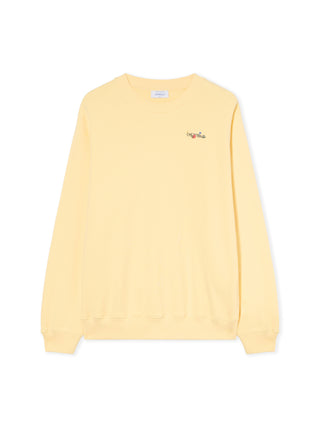 OFF WHITE Arrow Glass Flower Crewneck Logo Sweatshirt