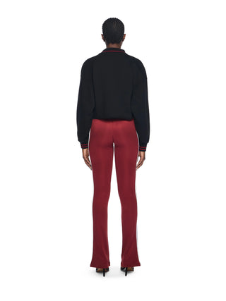 OFF WHITE Sporty Crop Polo Logo Sweatshirt