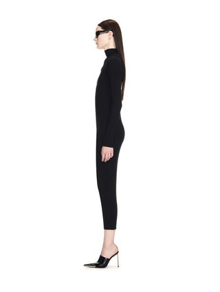OFF WHITE OFF STAMP RIB ROUND LONG DRES