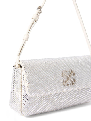 OFF WHITE Jitney Shoulder 0.7 Strass Bag