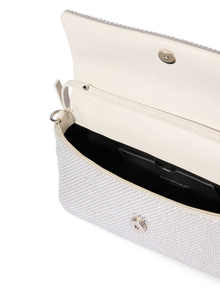 OFF WHITE Jitney Shoulder 0.7 Strass Bag