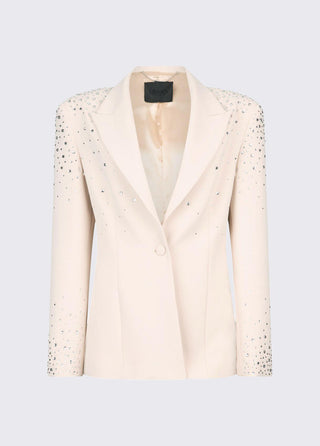 LIU JO Slim fit blazer with jewel embroidery