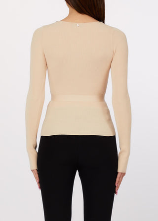 LIU JO Jumper with jewel embroidery
