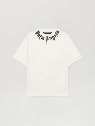 Palm Angels Neck Logo Regular T-Shirt