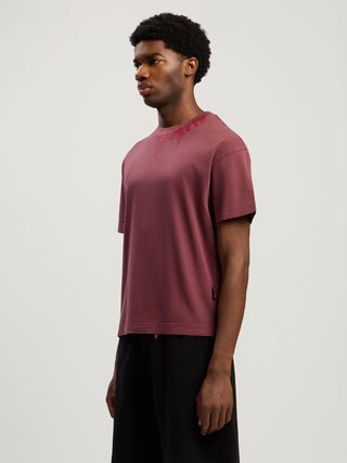 Palm Angels Neck Logo Regular T-Shirt
