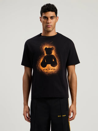 PALM ANGELS Spray Bear Regular T-Shirt