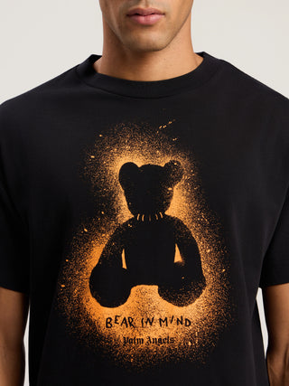 PALM ANGELS Spray Bear Regular T-Shirt