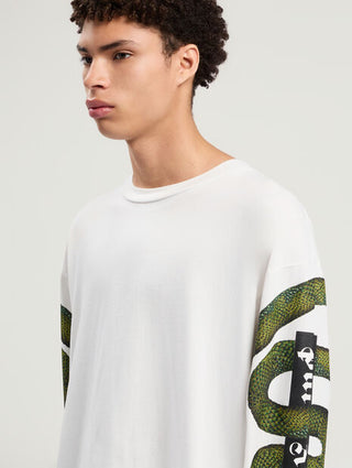 PALM ANGELS Snake Box Logo Long Sleeve T-Shirt