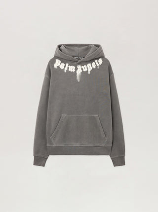 PALM ANGELS Neck Logo Regular Hoodie