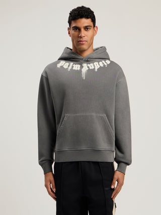PALM ANGELS Neck Logo Regular Hoodie