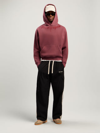 PALM ANGELS Neck Logo Regular Hoodie