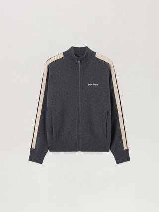 PALM ANGELS Classic Logo Knit Track Jacket