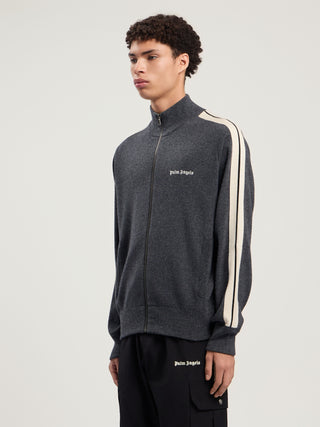 PALM ANGELS Classic Logo Knit Track Jacket