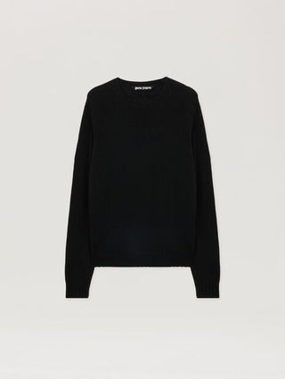 PALM ANGELS Curved Logo Sweater