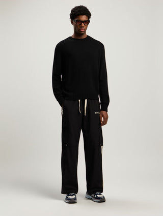 PALM ANGELS Curved Logo Sweater
