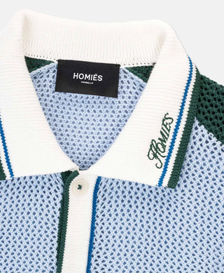 HOMIÉS MARBELLA POLO KNIT MULTICOLOR GREEN