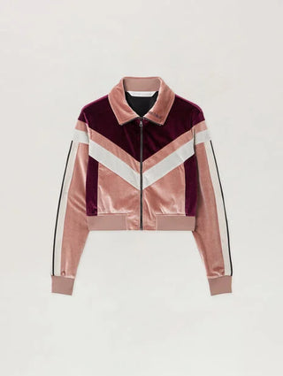 PALM ANGELS Colorblock Chenille Track Jacket