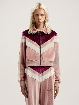 PALM ANGELS Colorblock Chenille Track Jacket