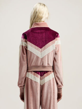 PALM ANGELS Colorblock Chenille Track Jacket